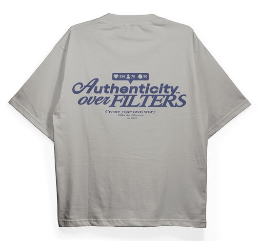 AUTHENTICITY OVER FILTERS TEE