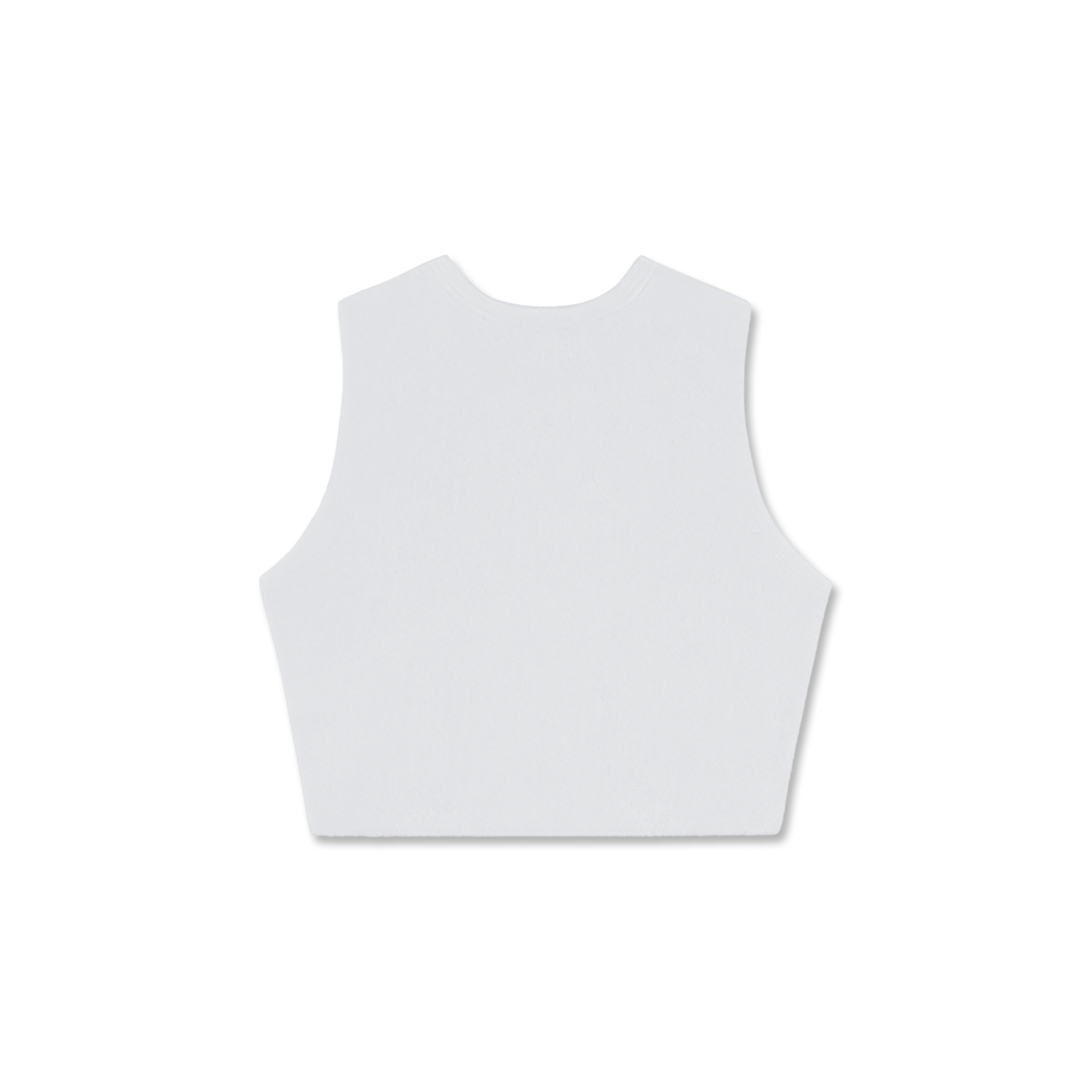 BASIC WHITE CROP TOP