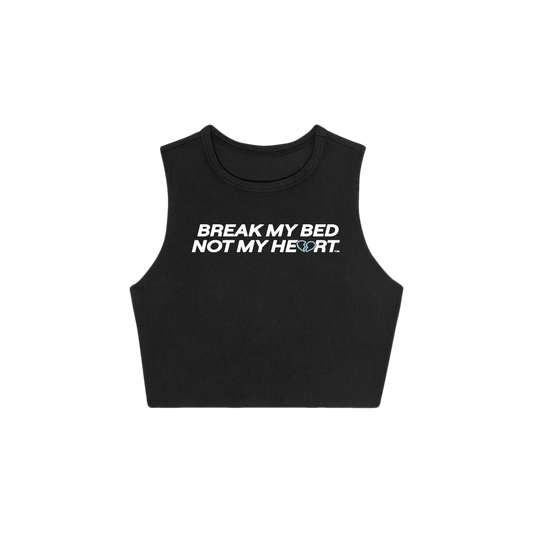 'BREAK MY BED' CROP TOP