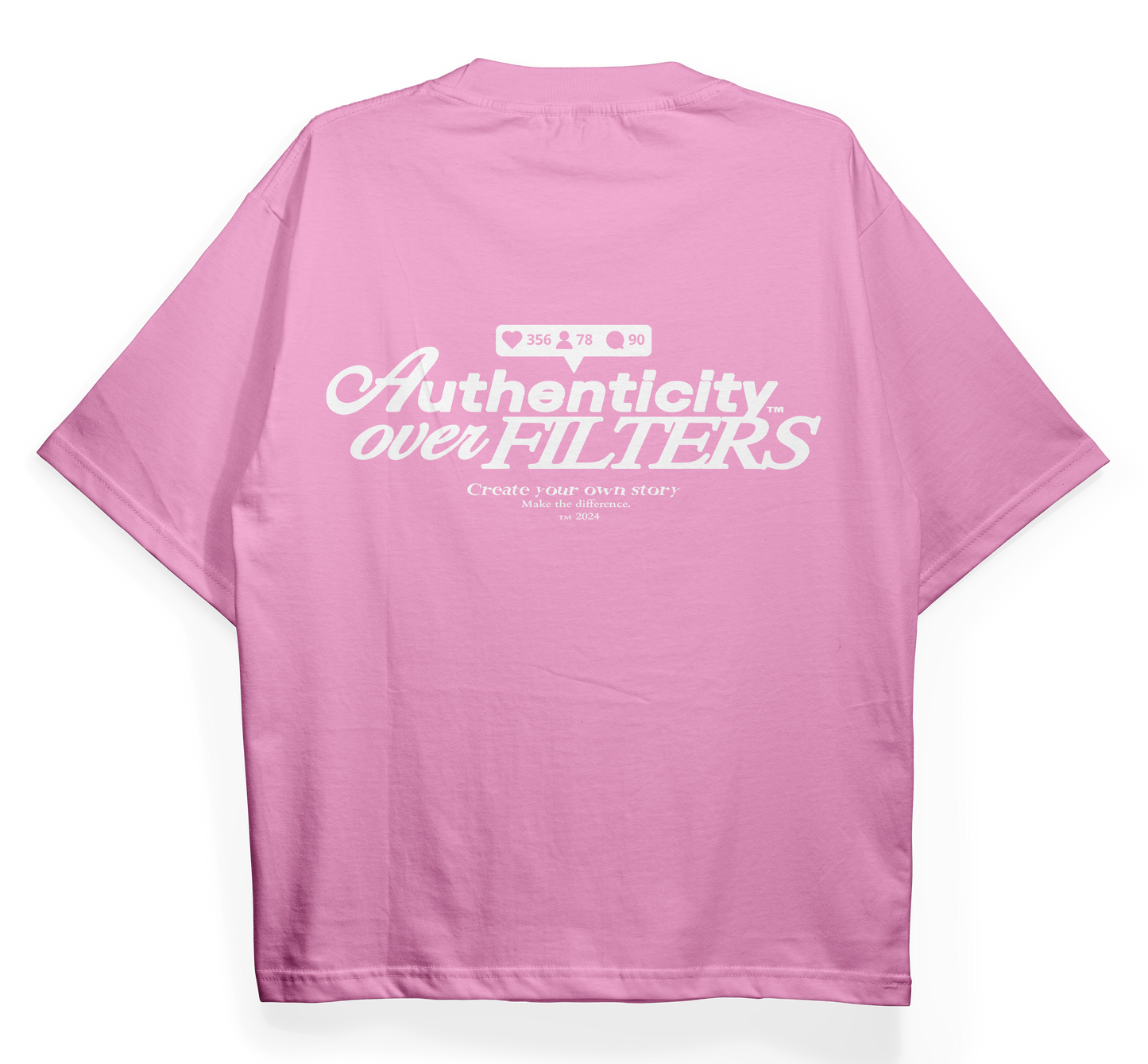 AUTHENTICITY OVER FILTERS TEE