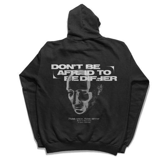 BLACK DIFFER PRESENCE HOODIE