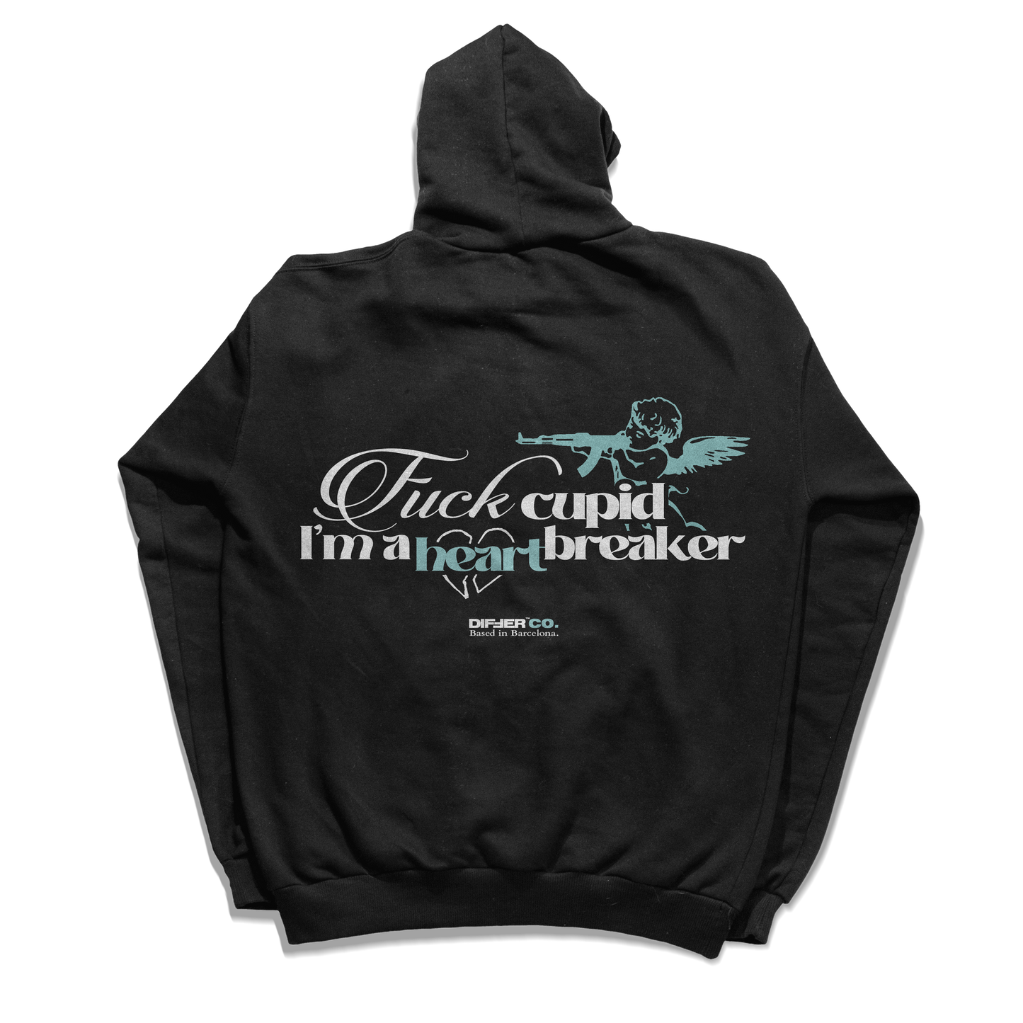 F*CK CUPID BLACK HOODIE