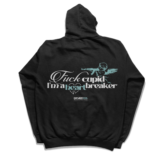 F*CK CUPID BLACK HOODIE